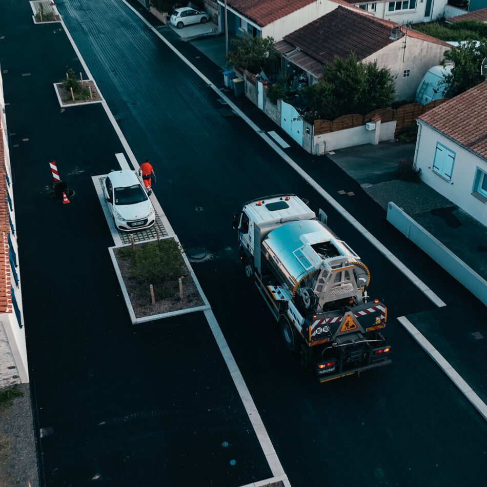 Travaux route - Groupe Charpentier