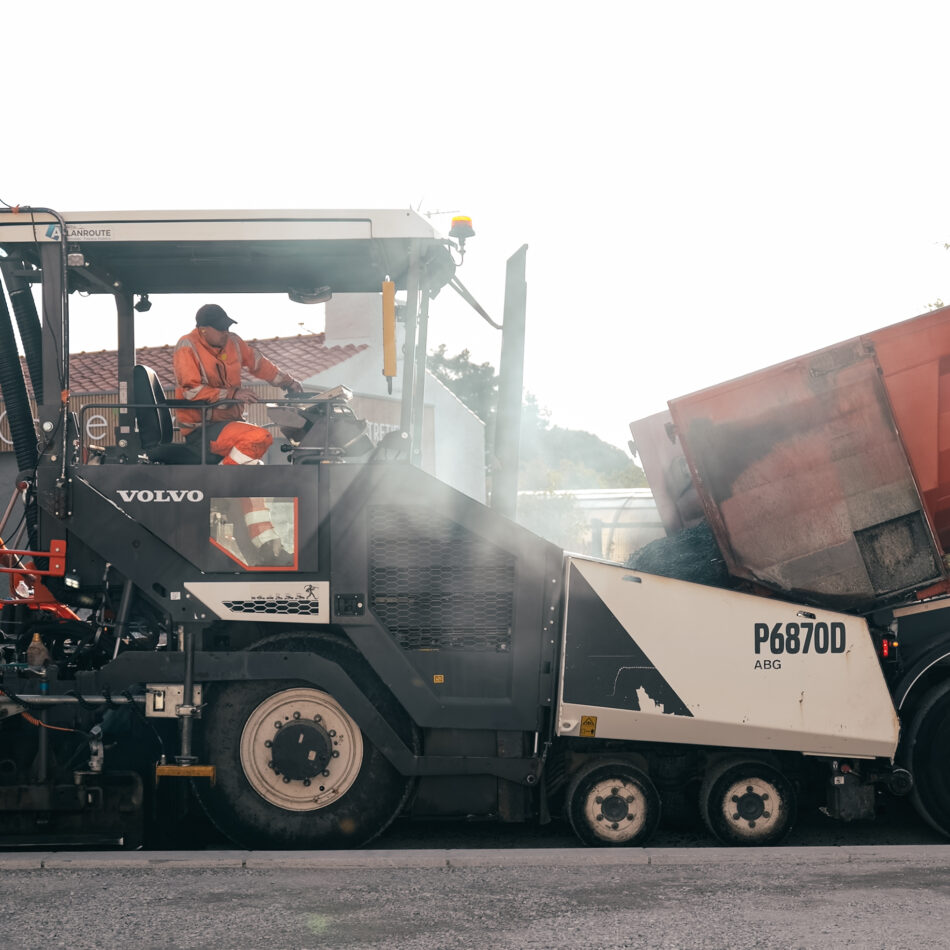 Travaux route - Groupe Charpentier