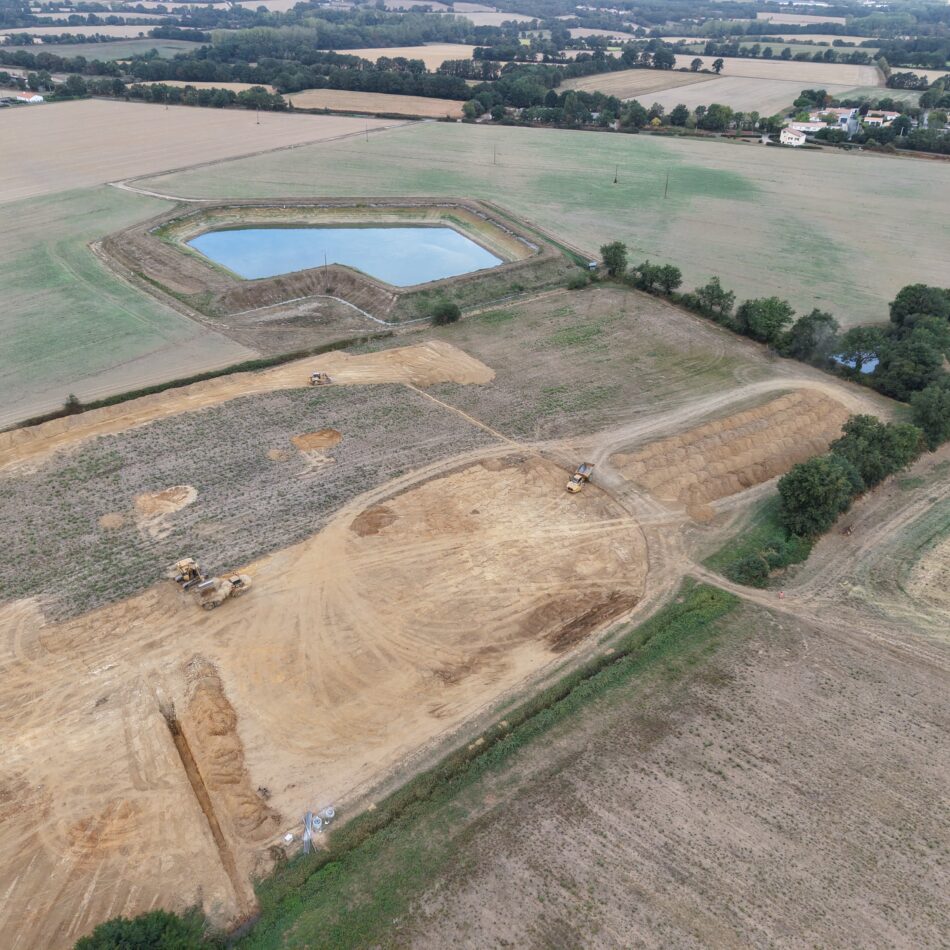 Chantier vue d'en haut - Groupe Charpentier