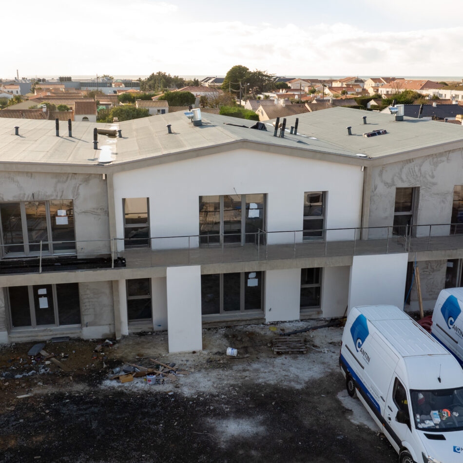 Construction chantier logements collectifs CANTIN - Groupe Charpentier