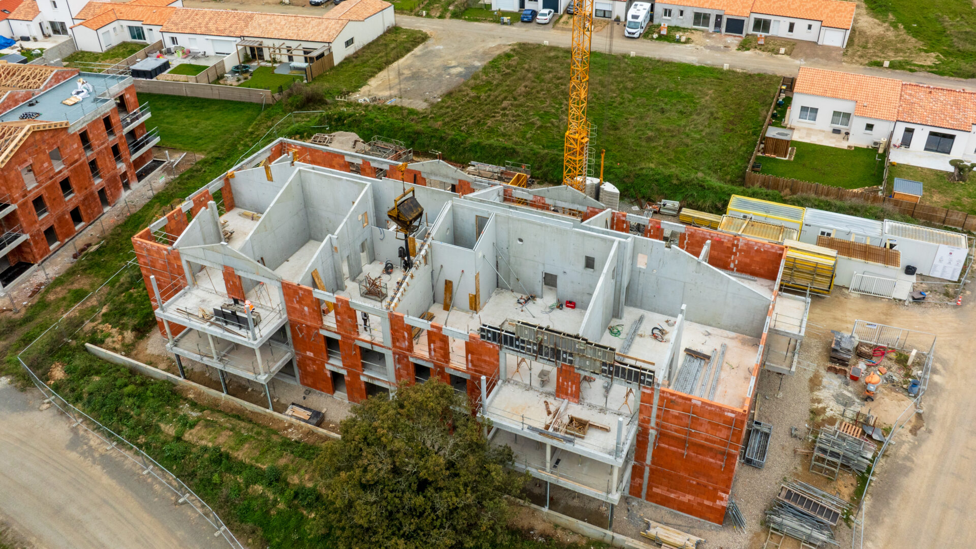 Construction chantier logements collectifs - Groupe Charpentier