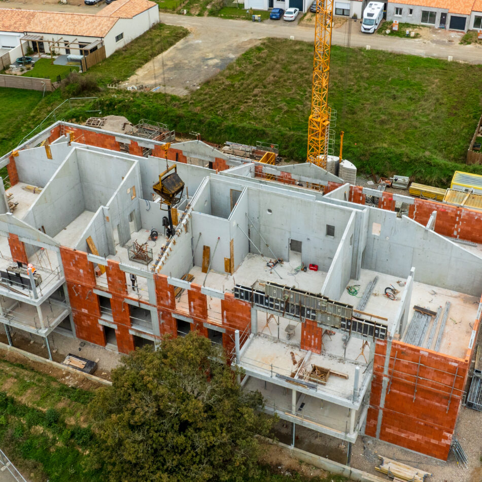 Construction chantier logements collectifs - Groupe Charpentier