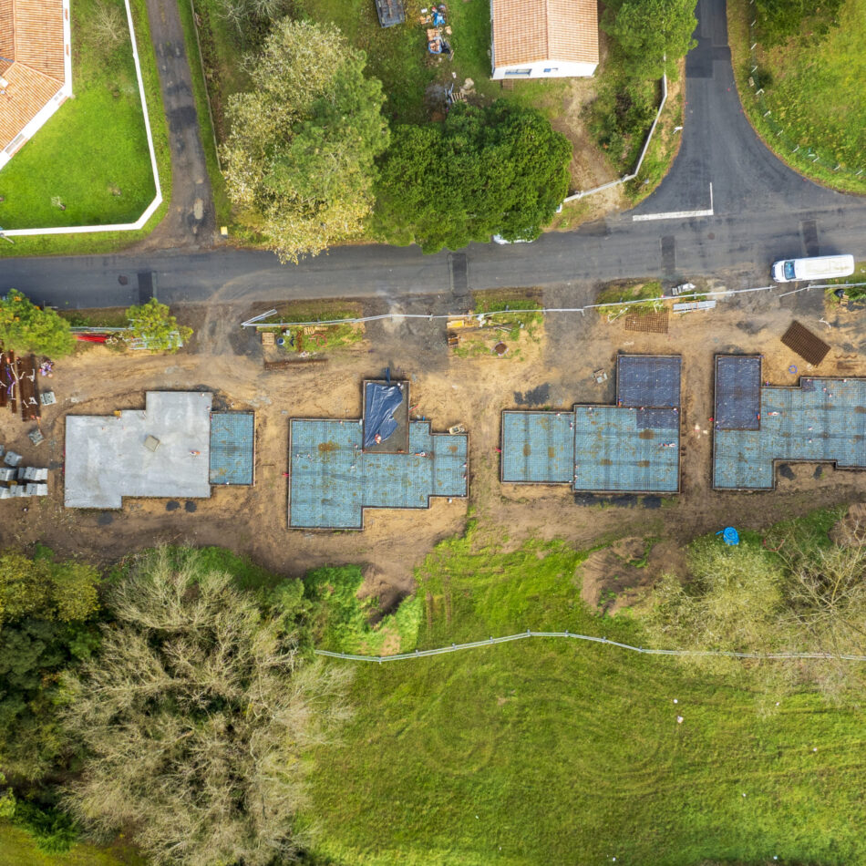 Chantier vu d'en haut - Groupe Charpentier